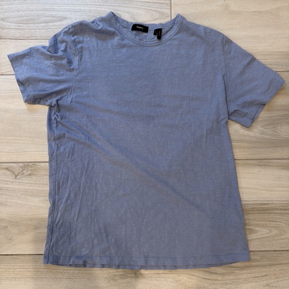 Theory Other - Theory Blue Jersey Crew Neck Short Sleeve Men's T-Shirt Size L Large